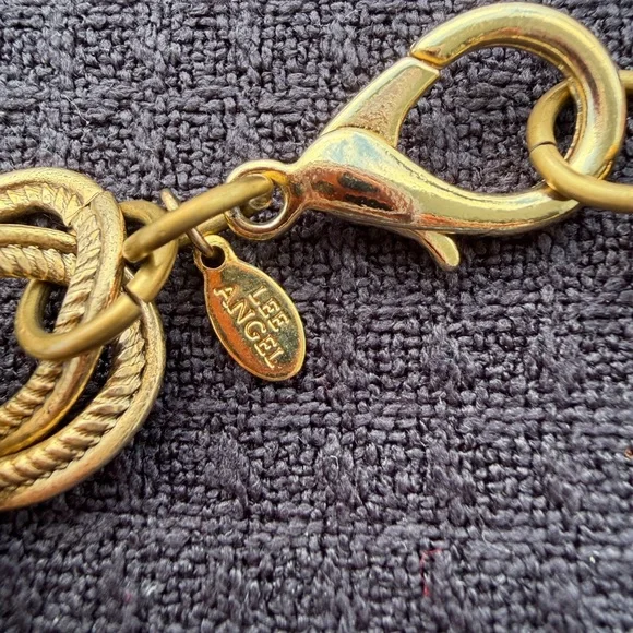 Lee Gold and Blue Multi-Layer Necklace